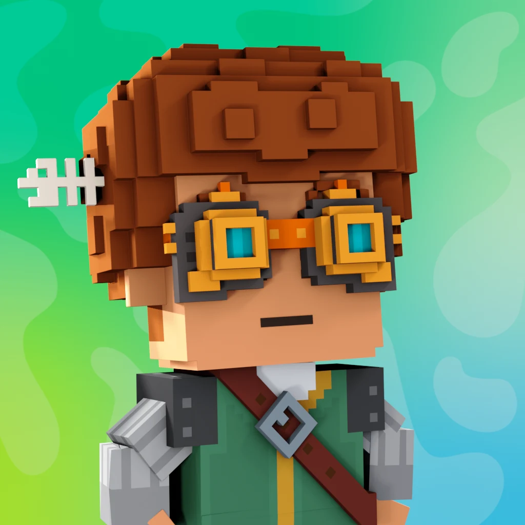 Pirate #7975 voxel render