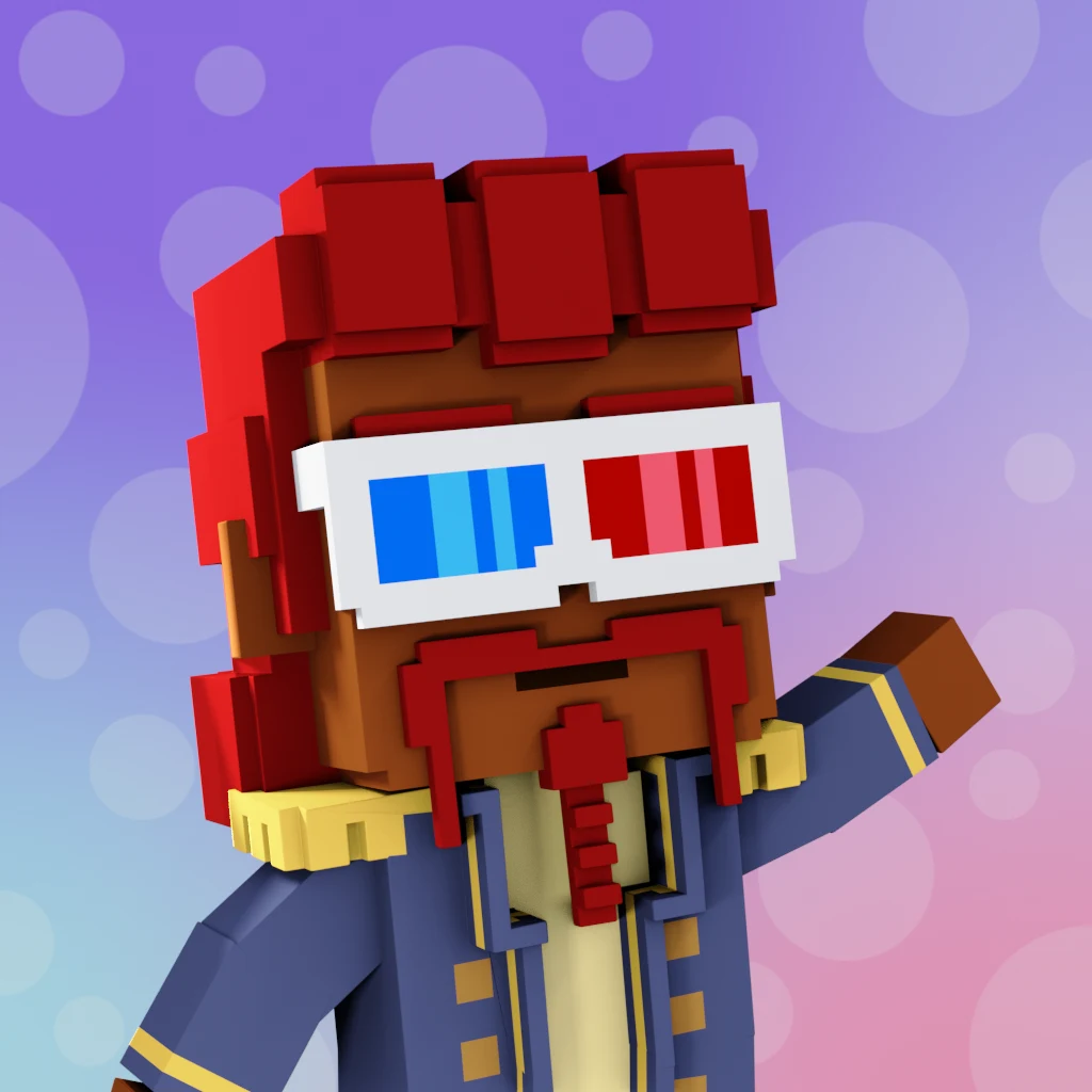 Pirate #798 voxel render