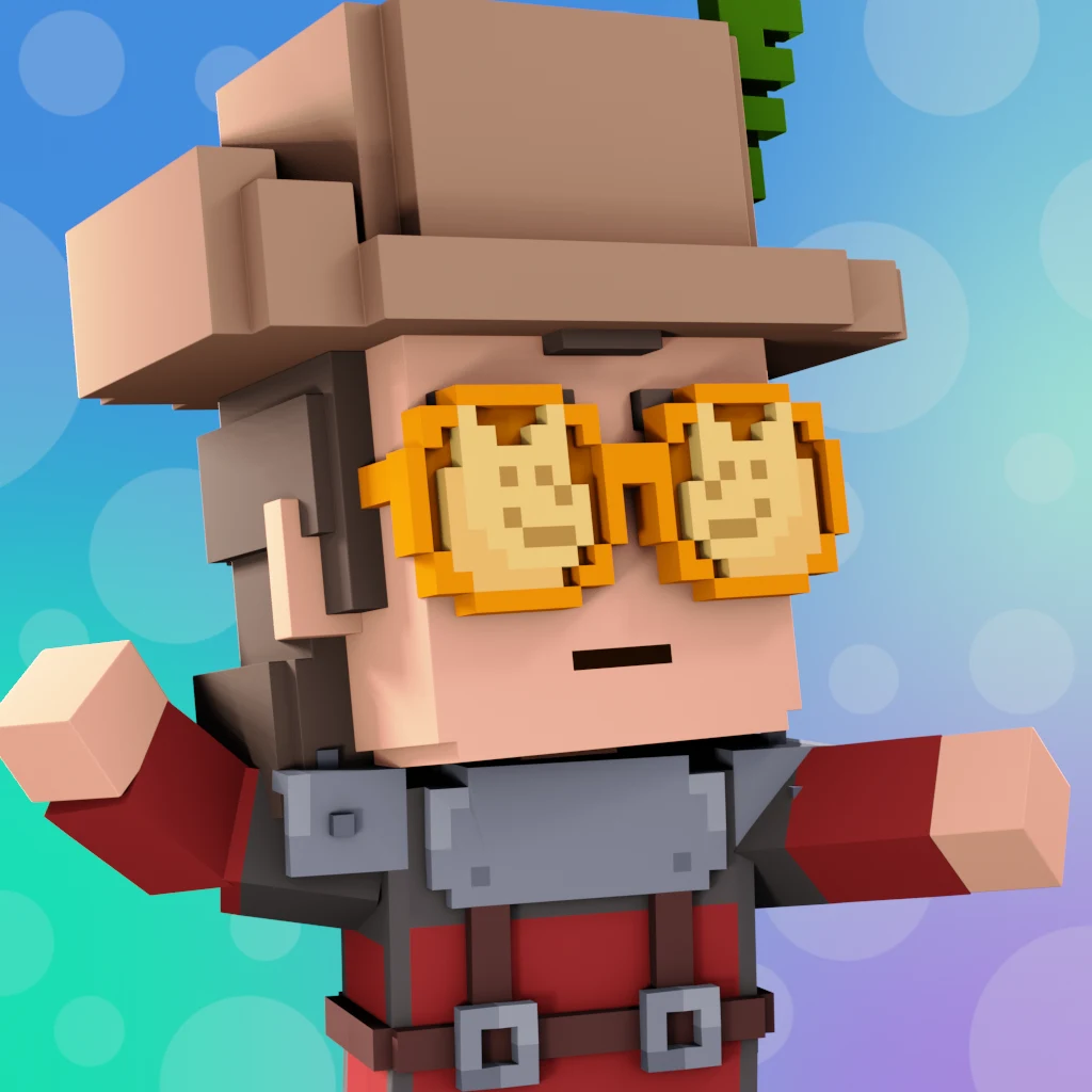 Pirate #7981 voxel render
