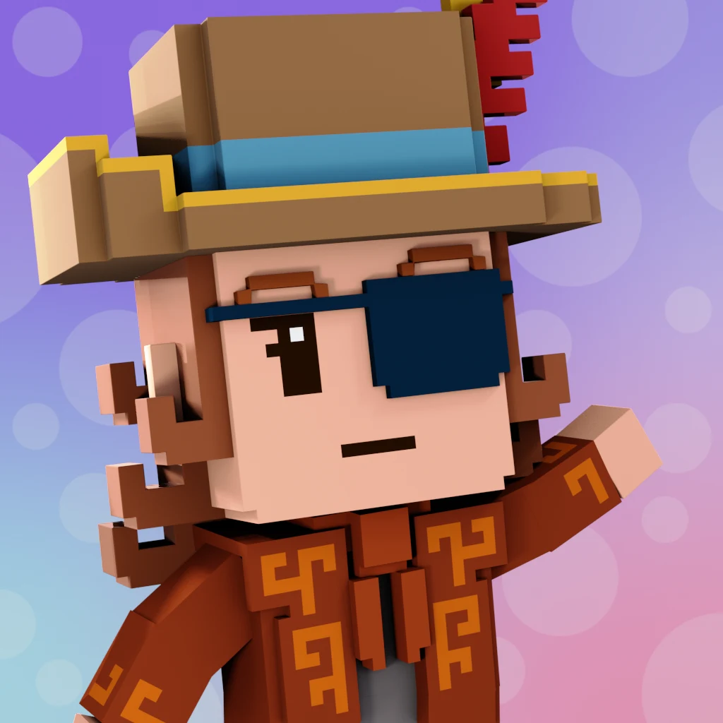 Pirate #7982 voxel render