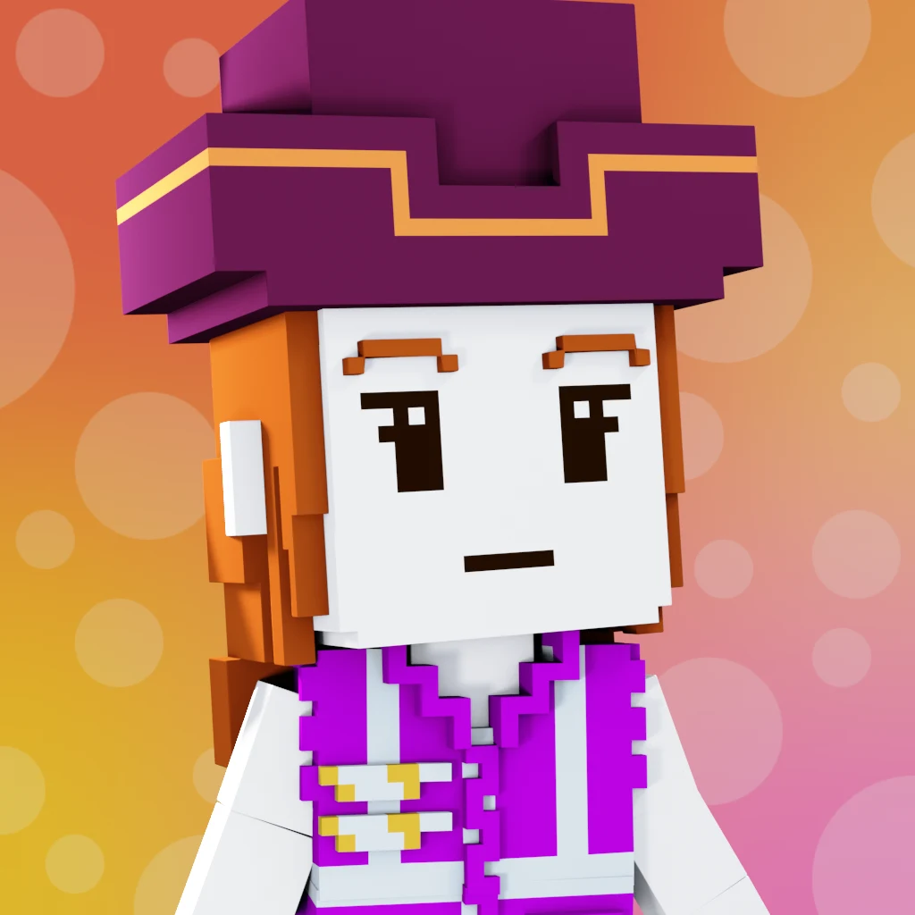 Pirate #7984 voxel render