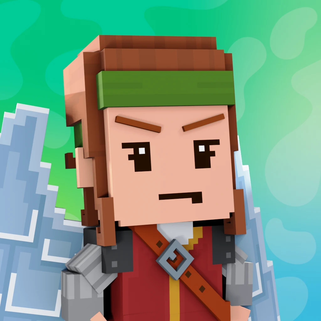 Pirate #7986 voxel render