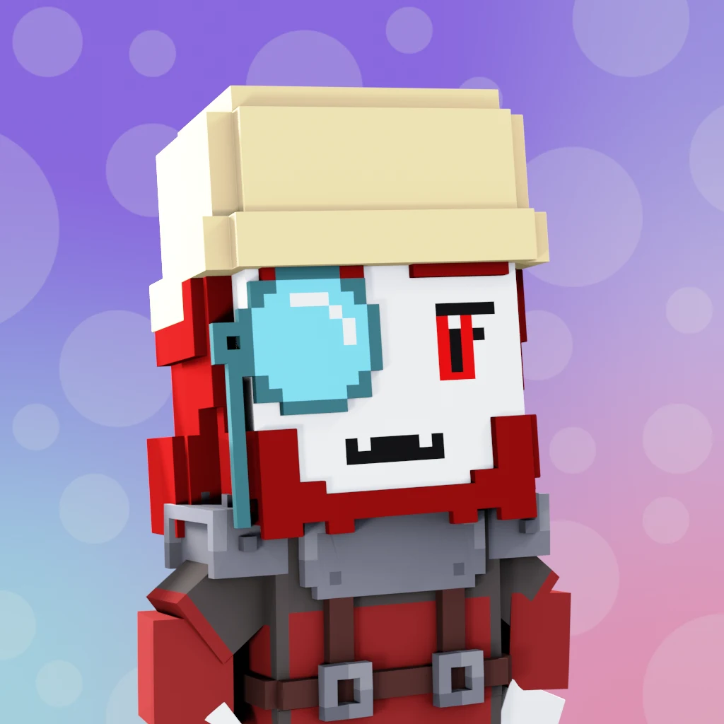 Pirate #7989 voxel render