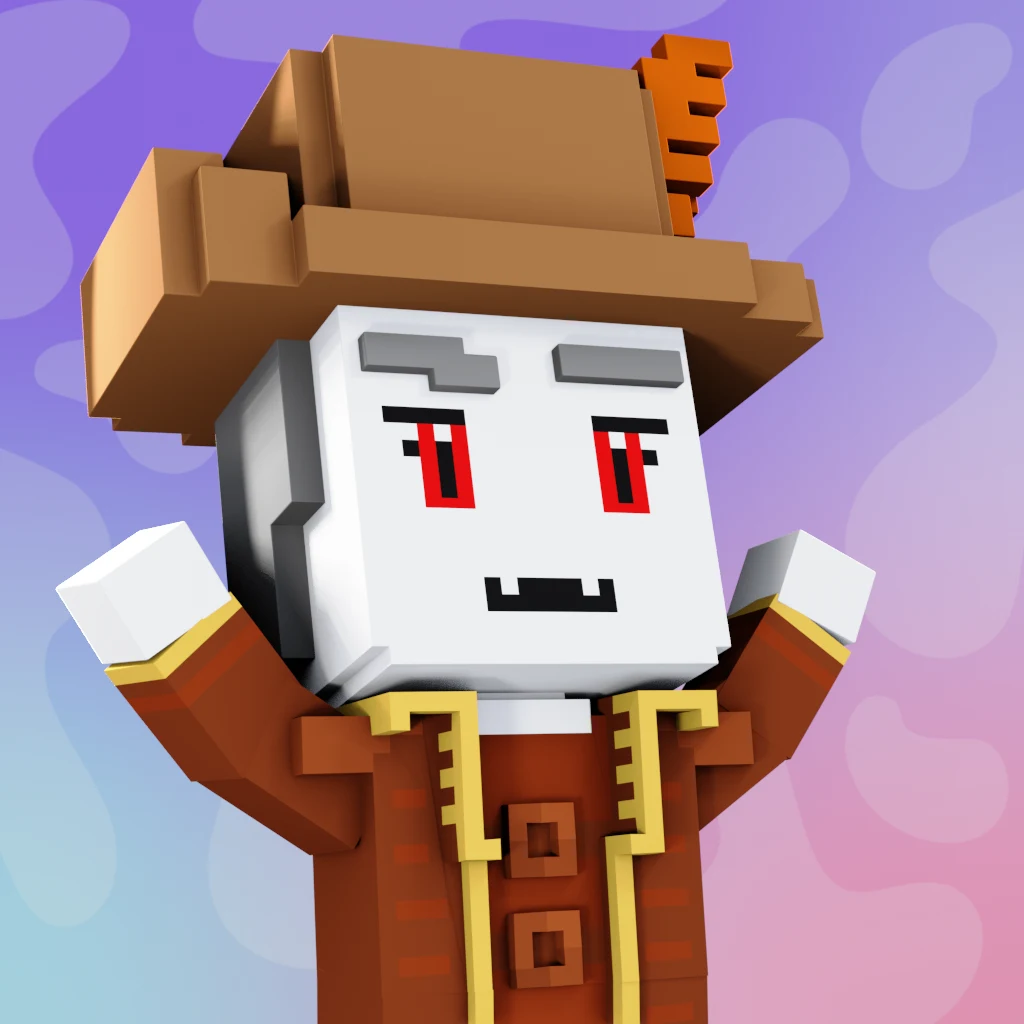 Pirate #799 voxel render