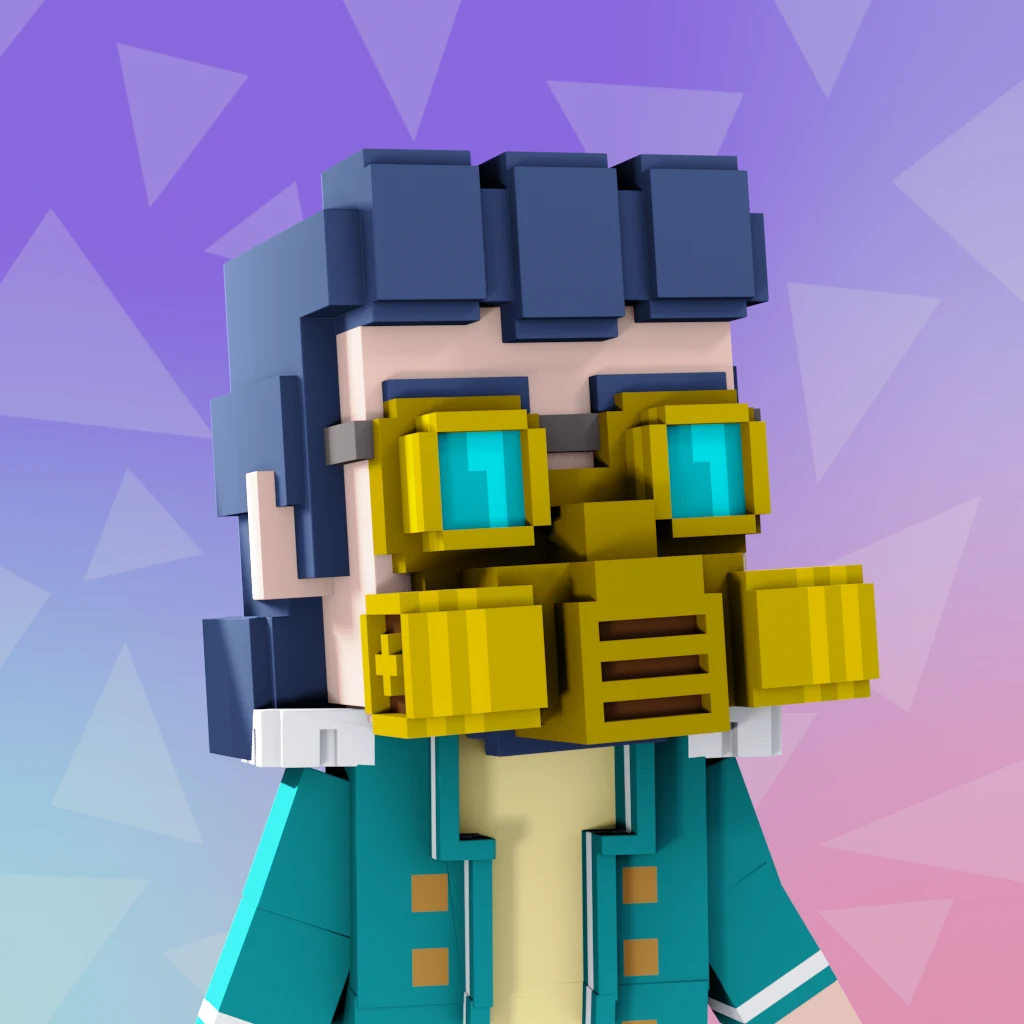 Pirate #7991 voxel render