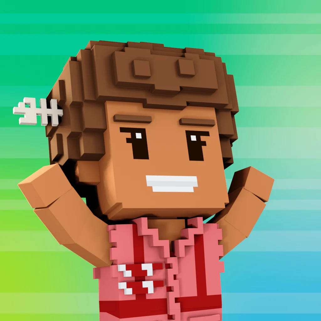 Pirate #8 voxel render