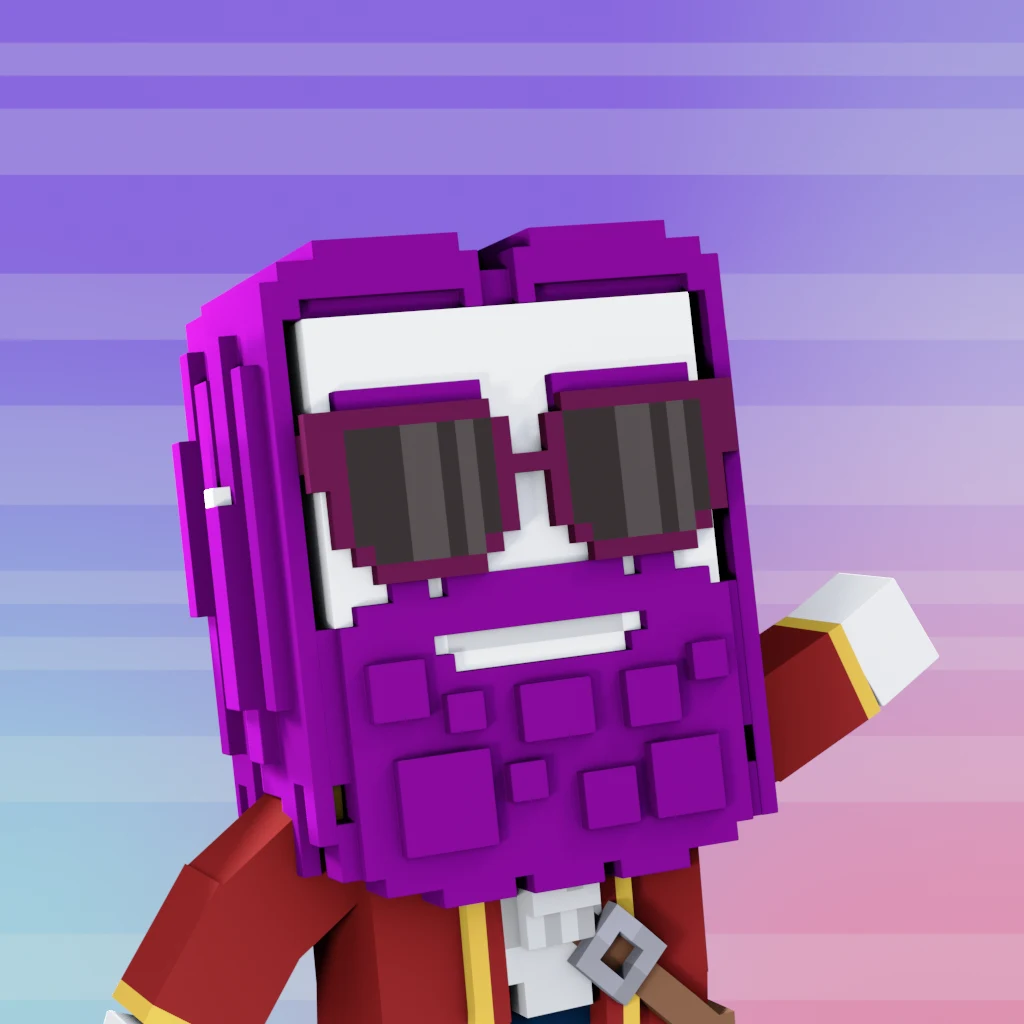 Pirate #80 voxel render