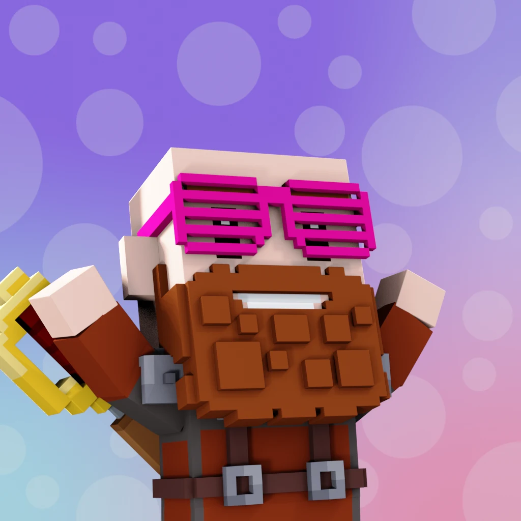Pirate #8000 voxel render