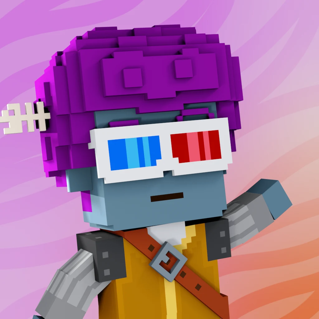 Pirate #8002 voxel render