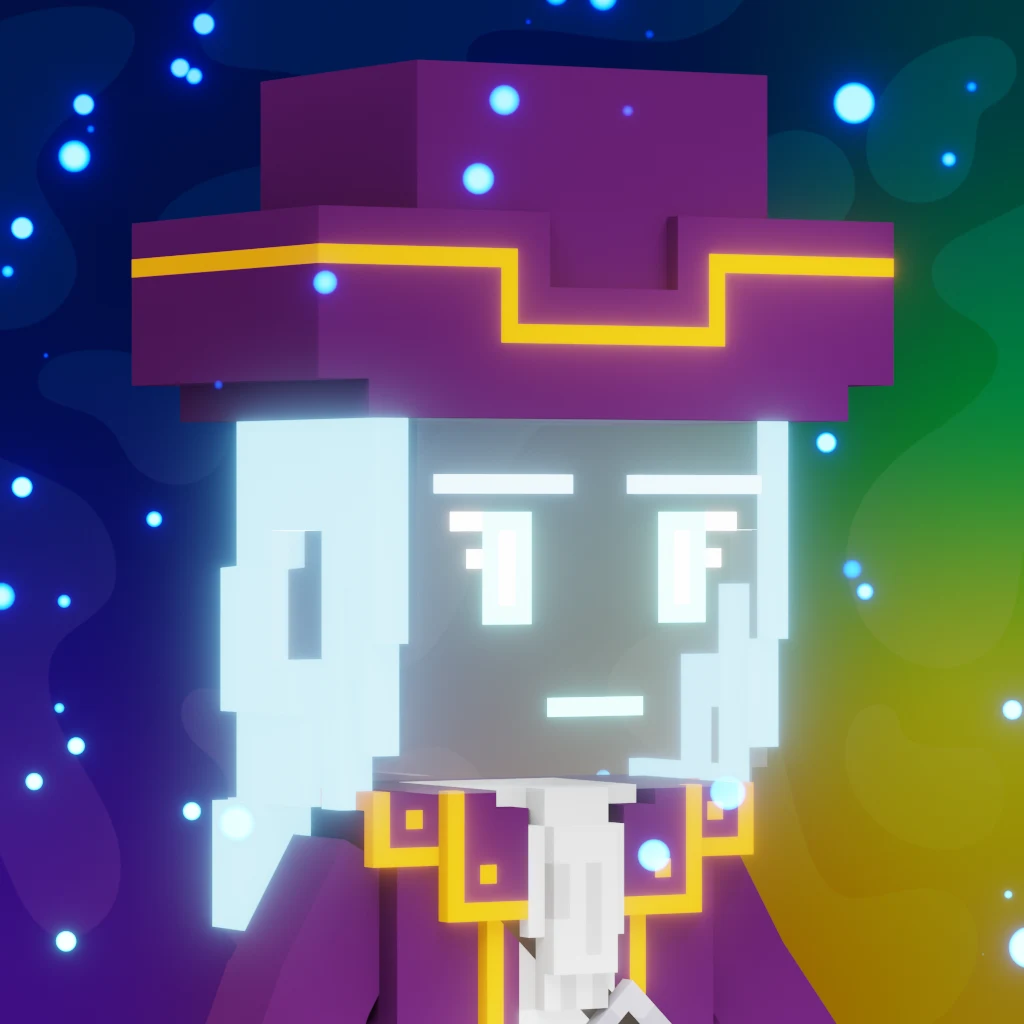 Pirate #8003 voxel render