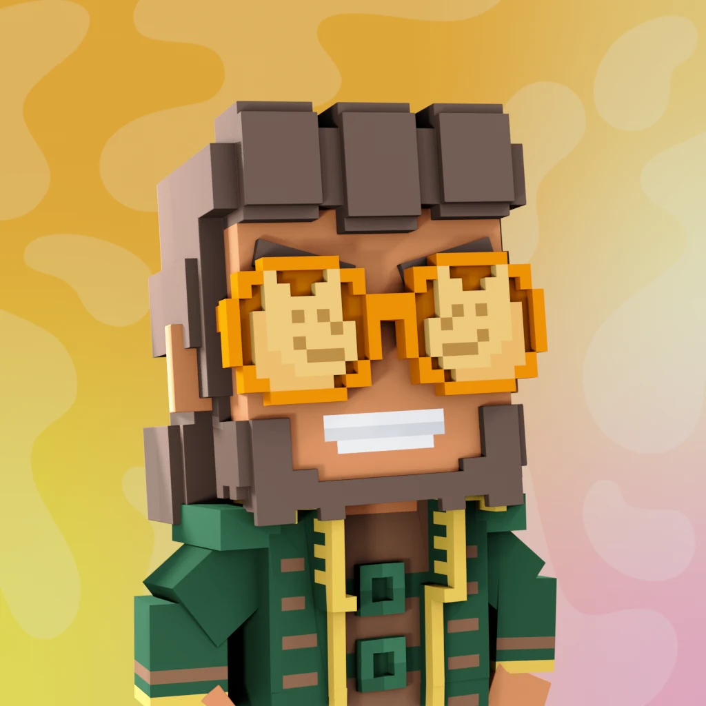 Pirate #8004 voxel render