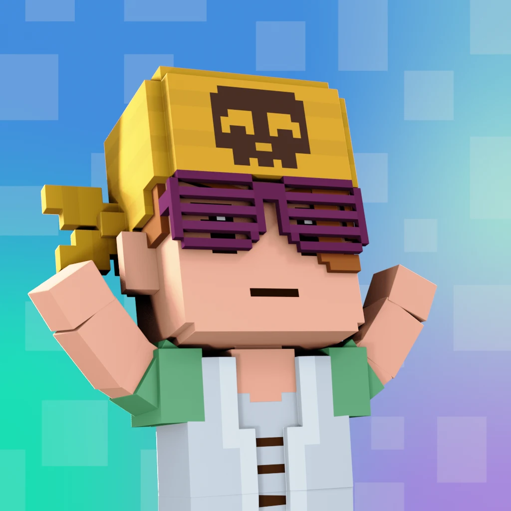 Pirate #8006 voxel render