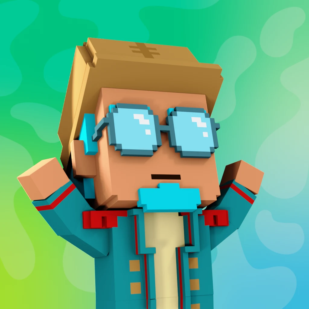 Pirate #8007 voxel render