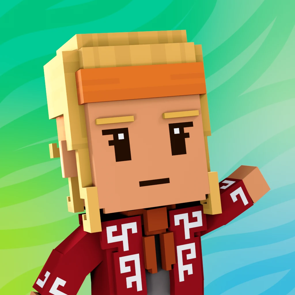 Pirate #8009 voxel render