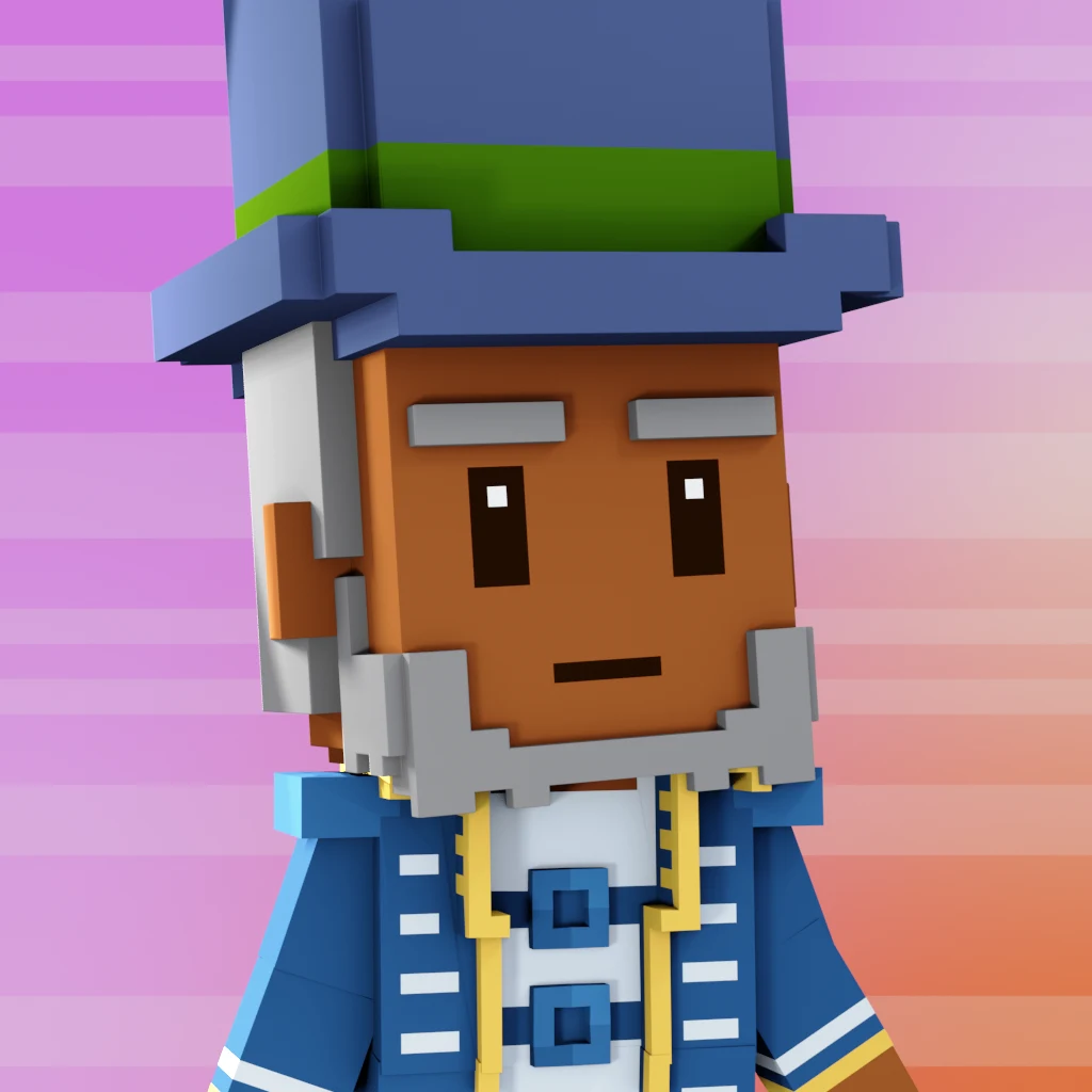 Pirate #801 voxel render