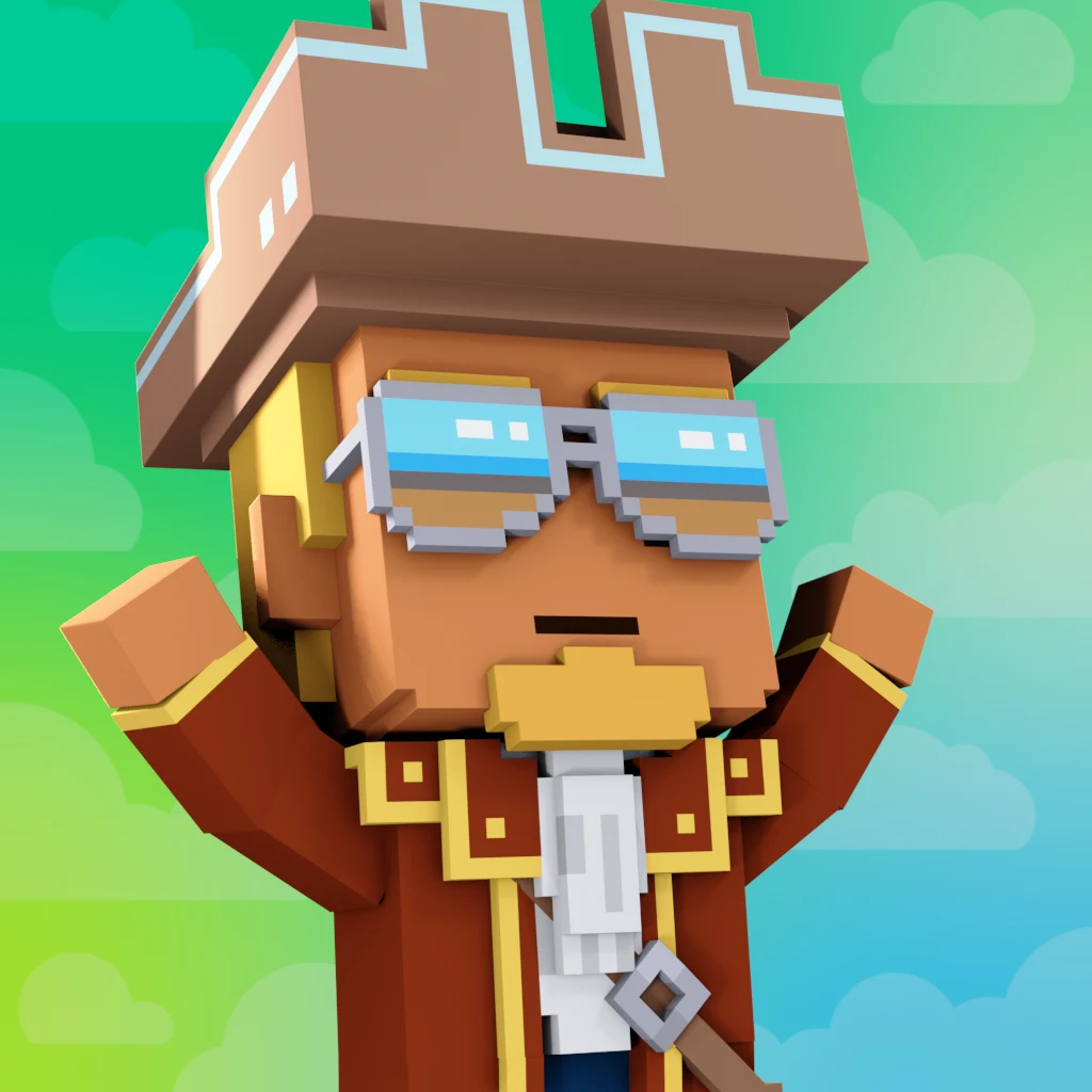 Pirate #8012 voxel render