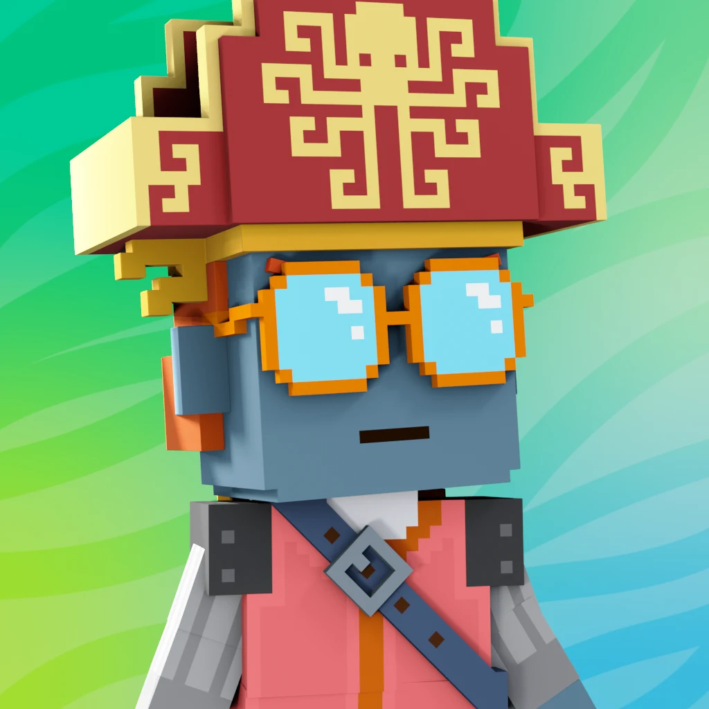 Pirate #8013 voxel render