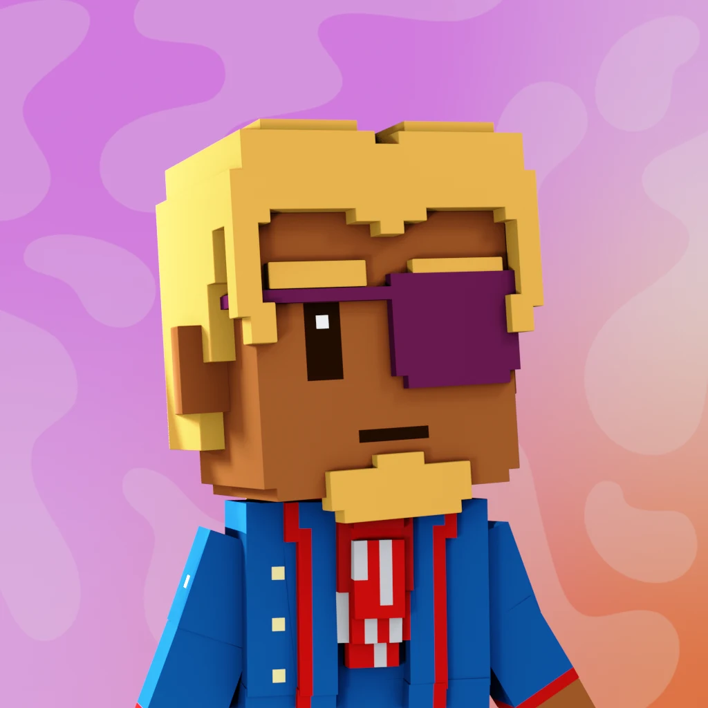Pirate #8015 voxel render