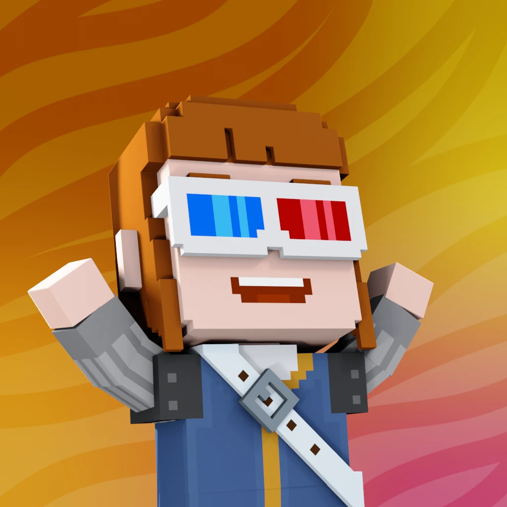 Pirate #8017 voxel render