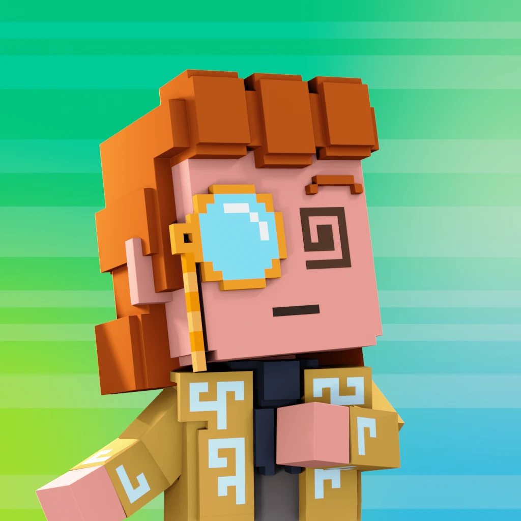 Pirate #8028 voxel render