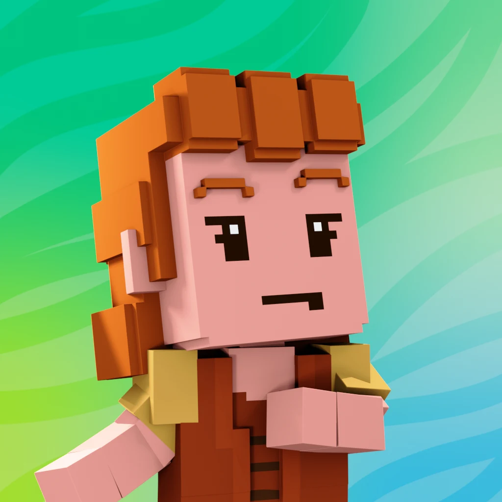 Pirate #8030 voxel render