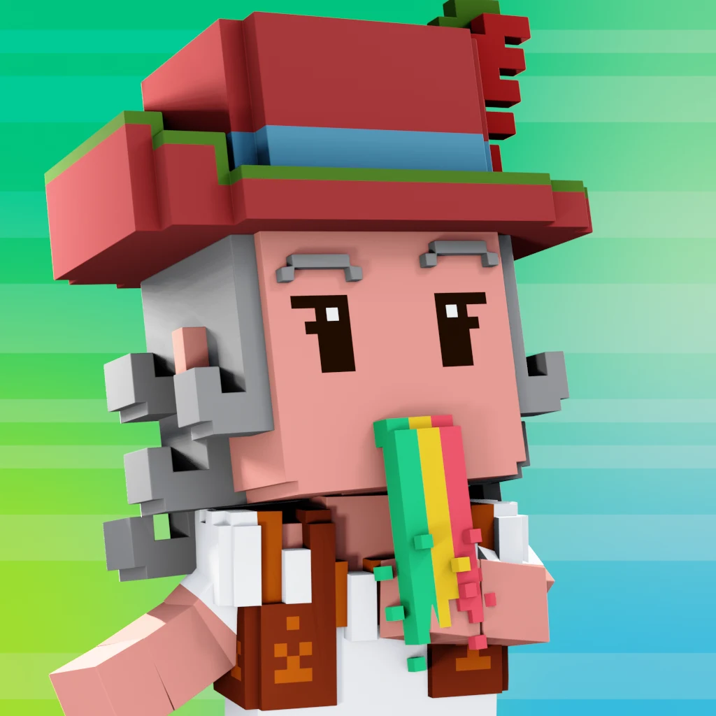 Pirate #8031 voxel render