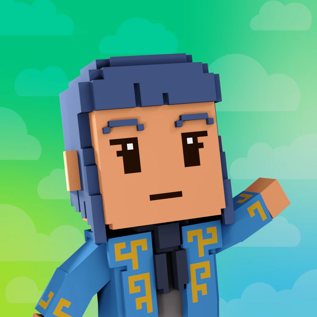 Pirate #8032 voxel render