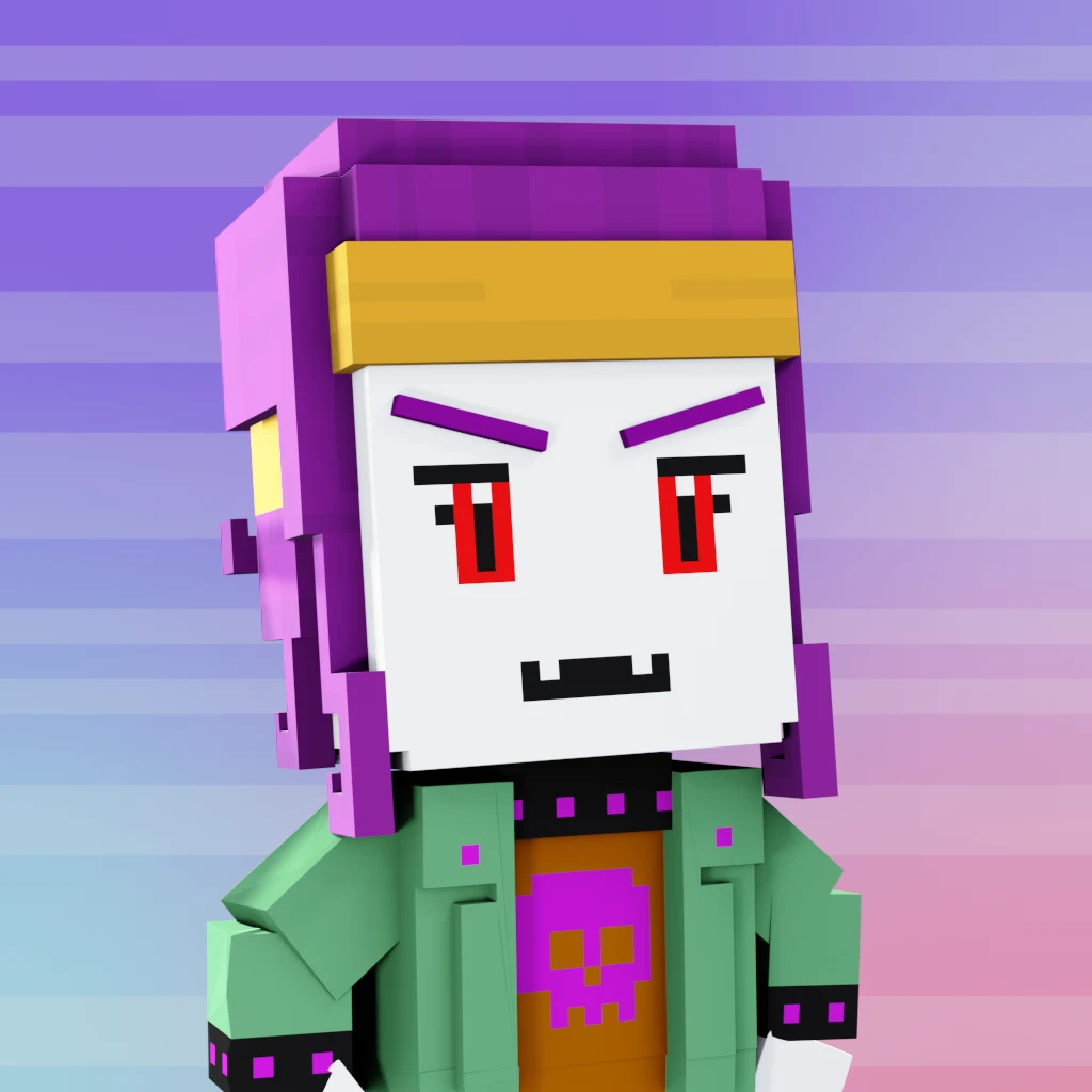 Pirate #8034 voxel render