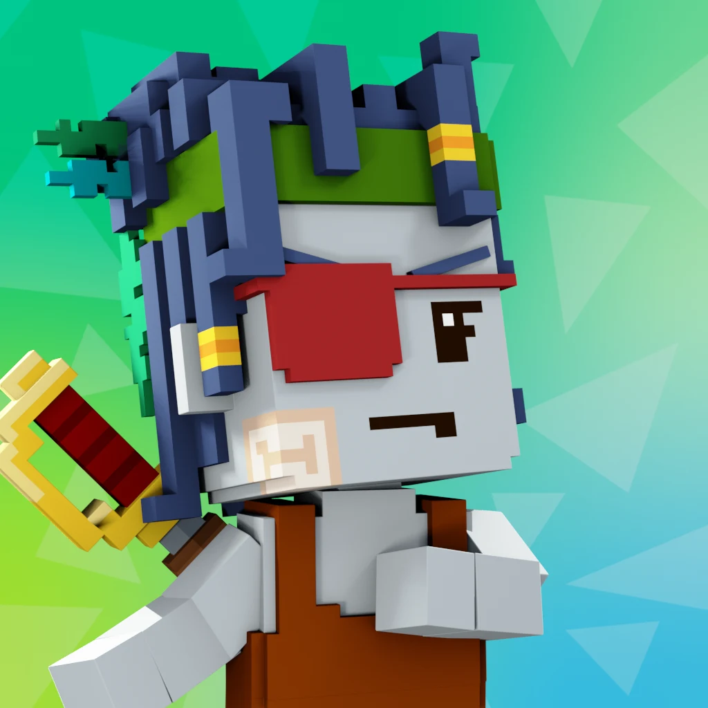 Pirate #8035 voxel render