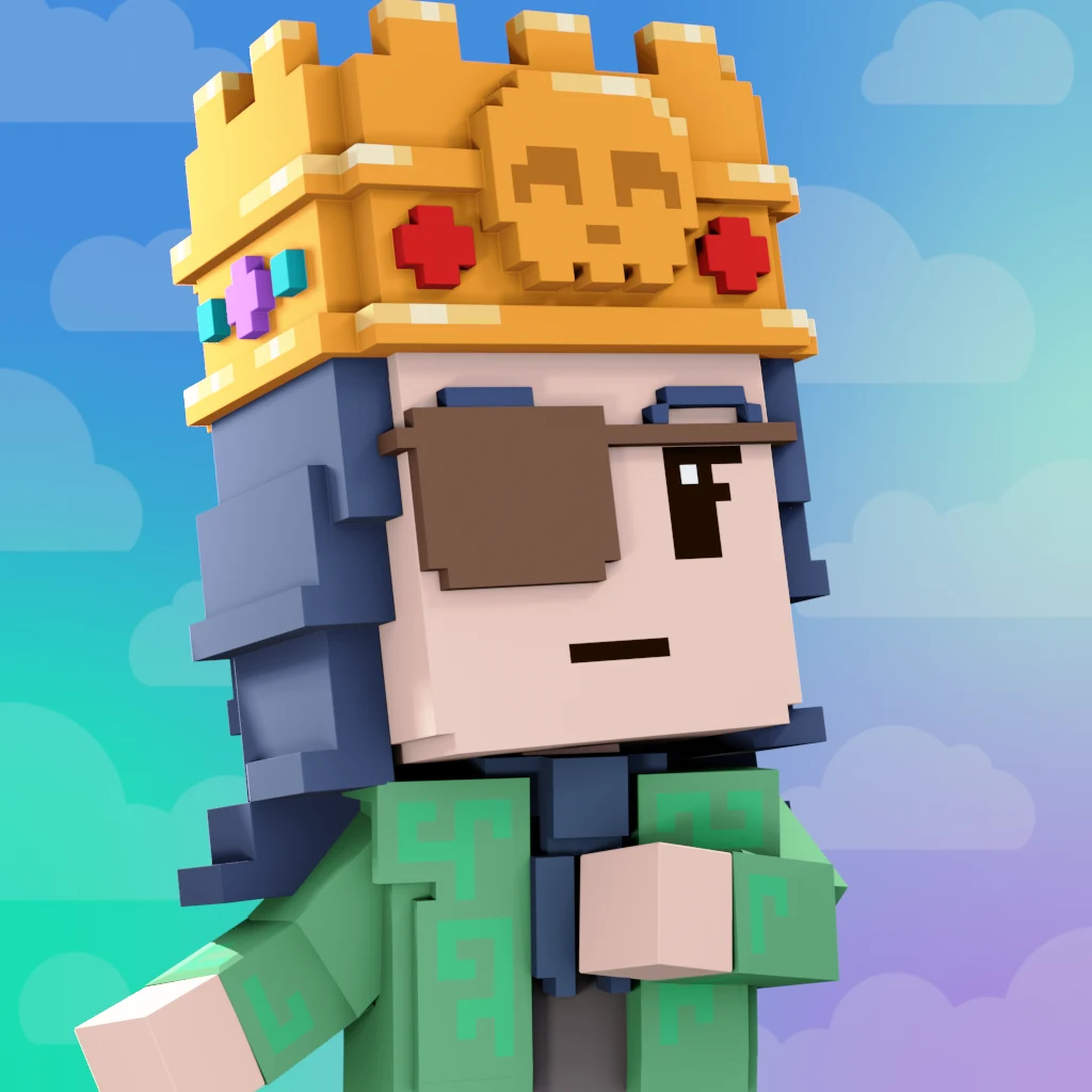 Pirate #8036 voxel render