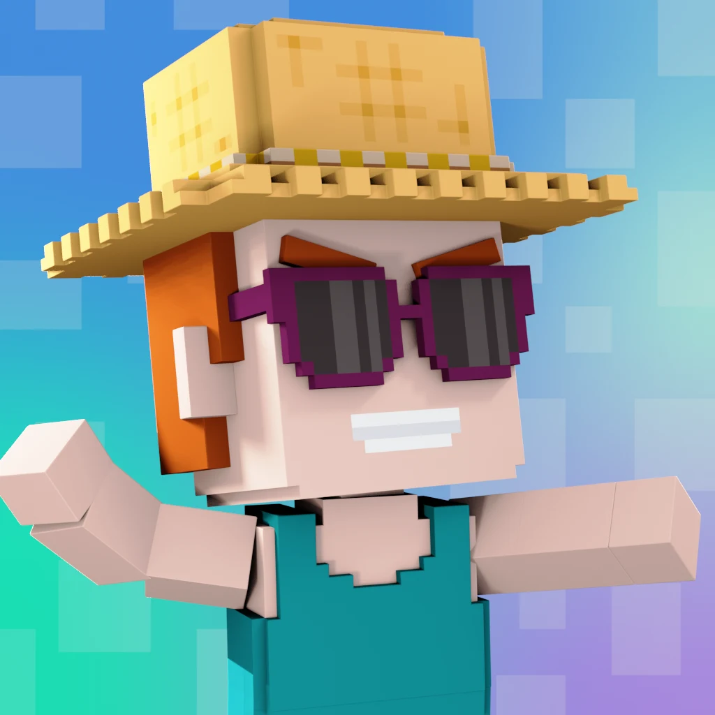 Pirate #8037 voxel render