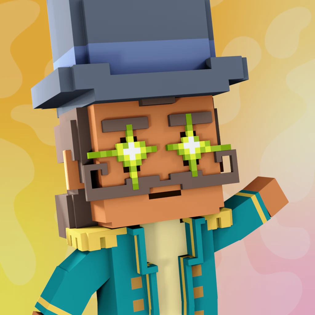 Pirate #8041 voxel render