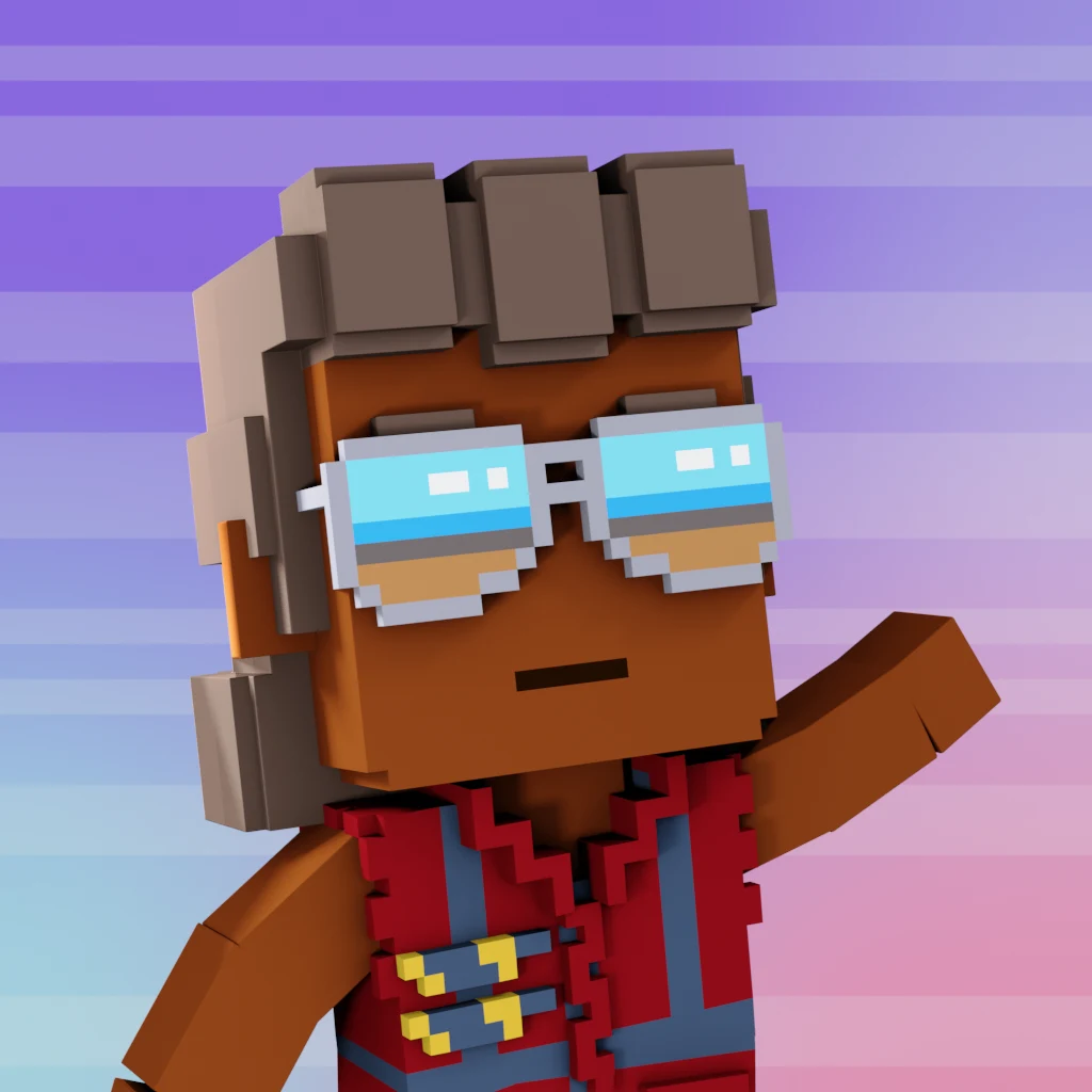 Pirate #8043 voxel render