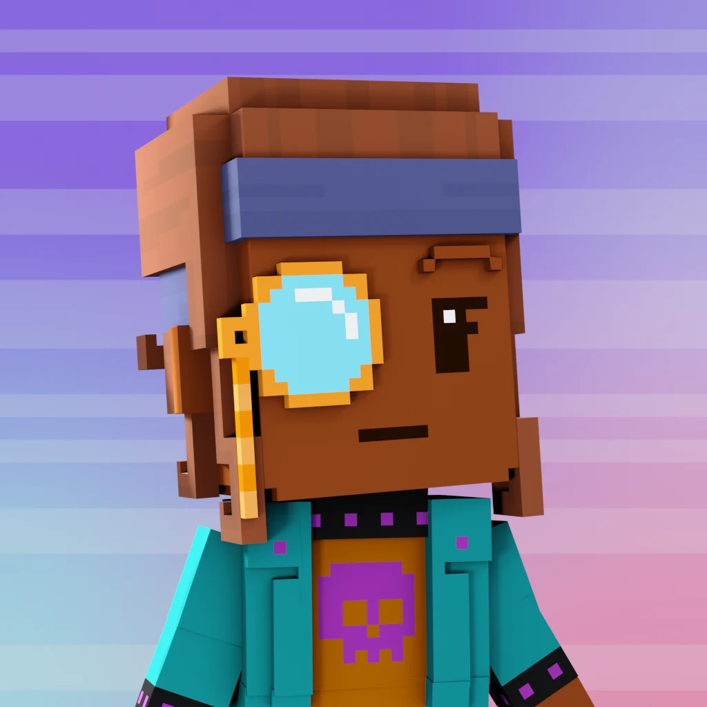 Pirate #8047 voxel render