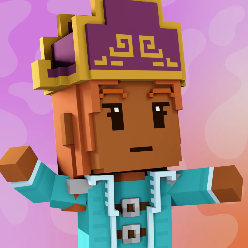 Pirate #8049 voxel render