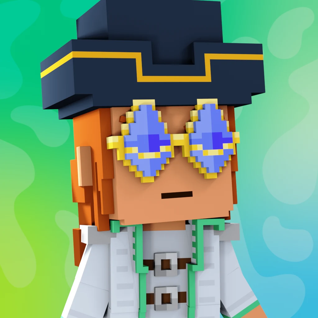 Pirate #805 voxel render