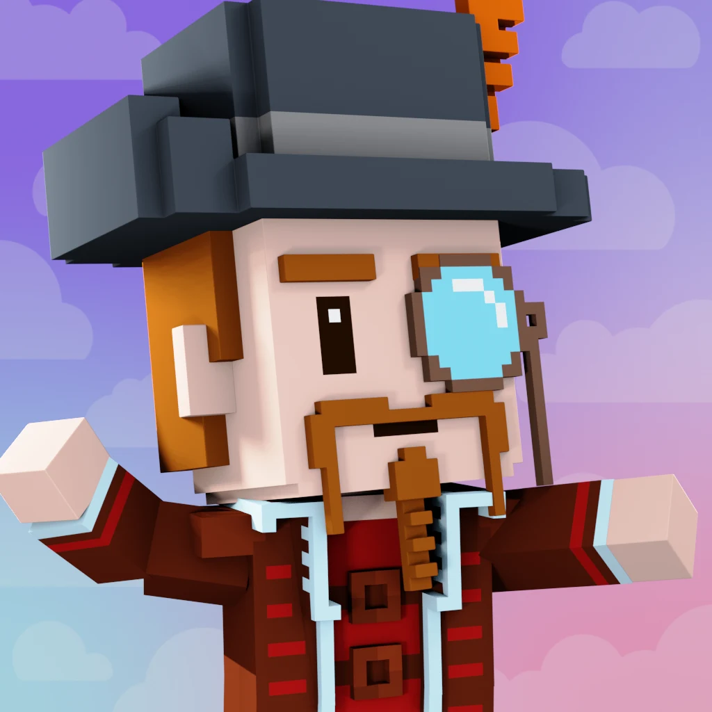 Pirate #8052 voxel render