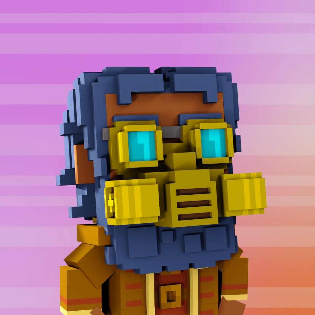 Pirate #8053 voxel render