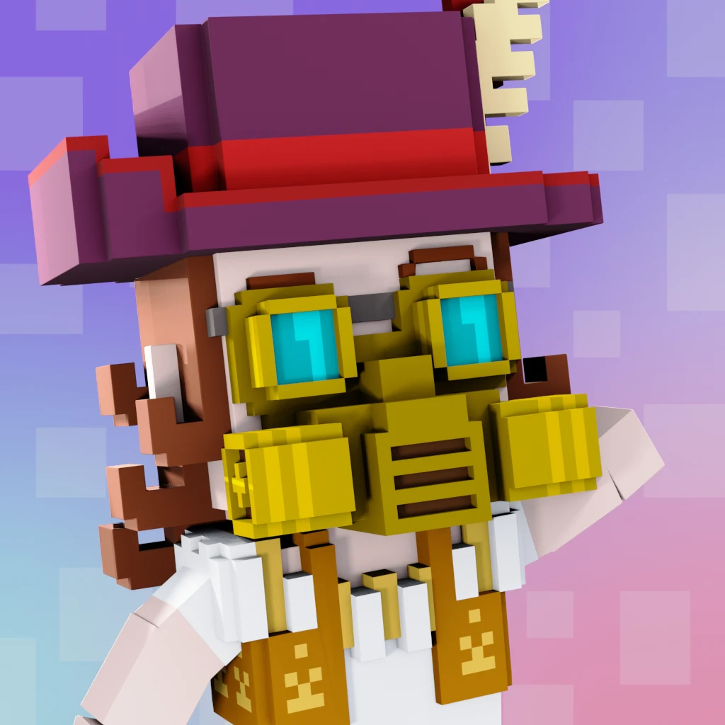 Pirate #8054 voxel render