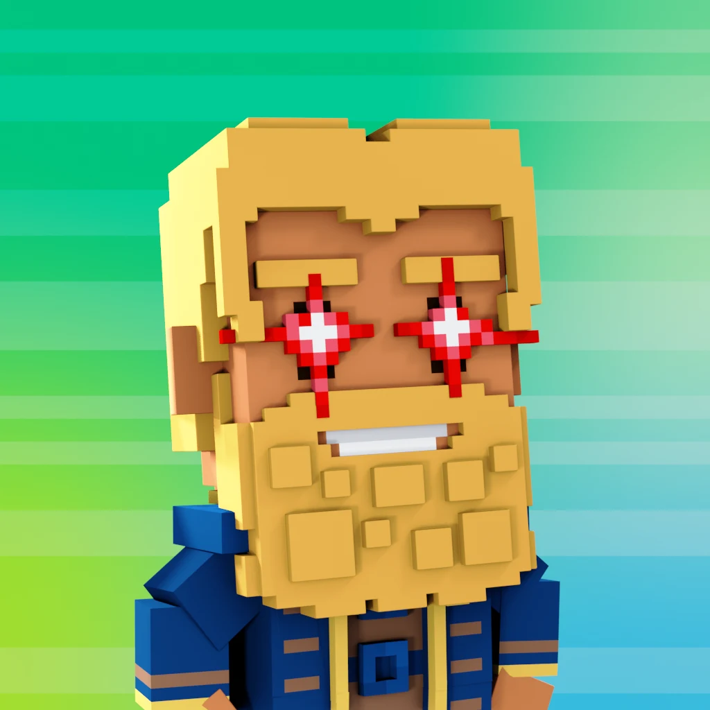 Pirate #8056 voxel render