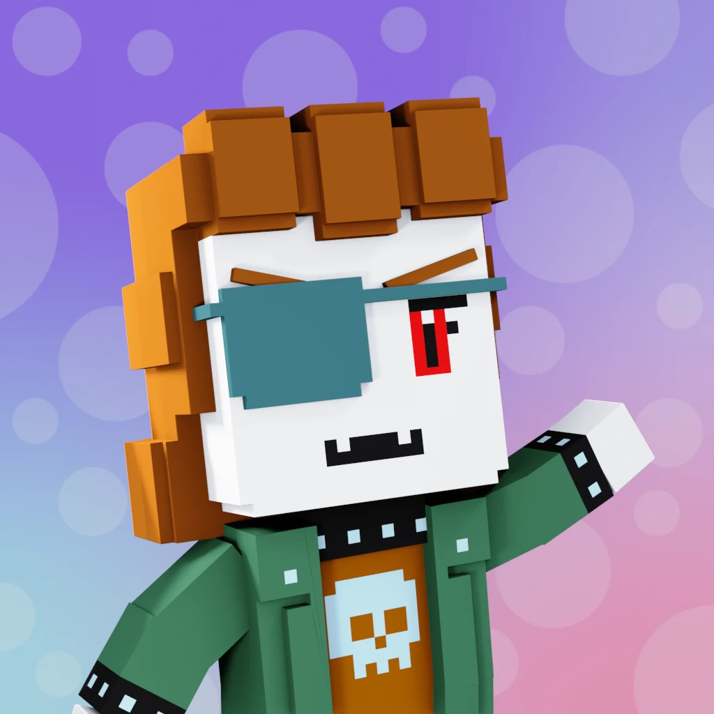 Pirate #8057 voxel render