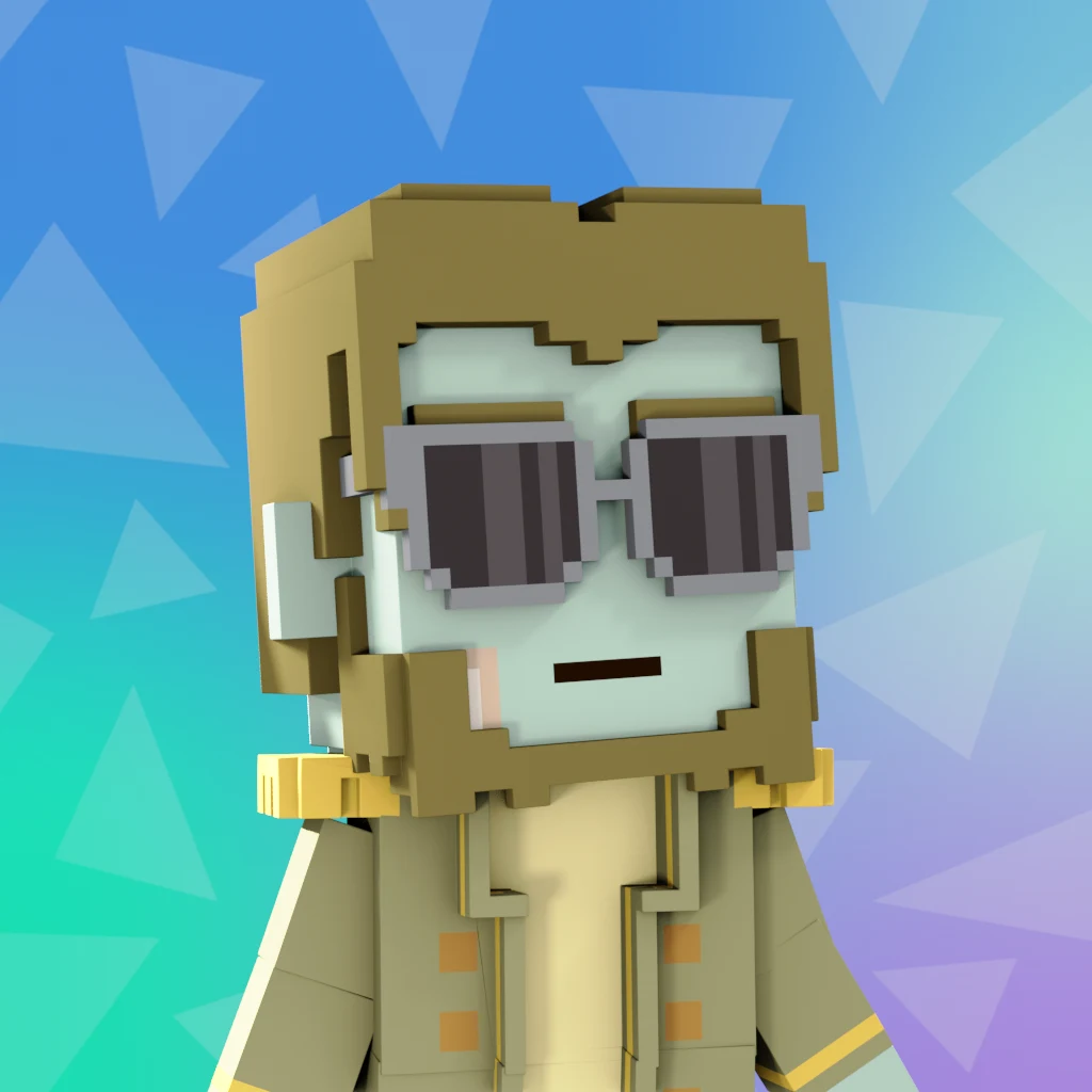 Pirate #8058 voxel render