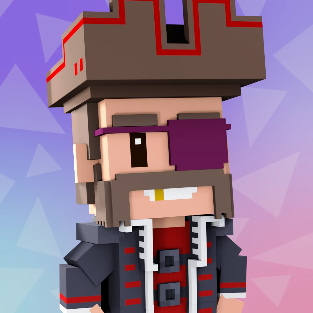 Pirate #8059 voxel render