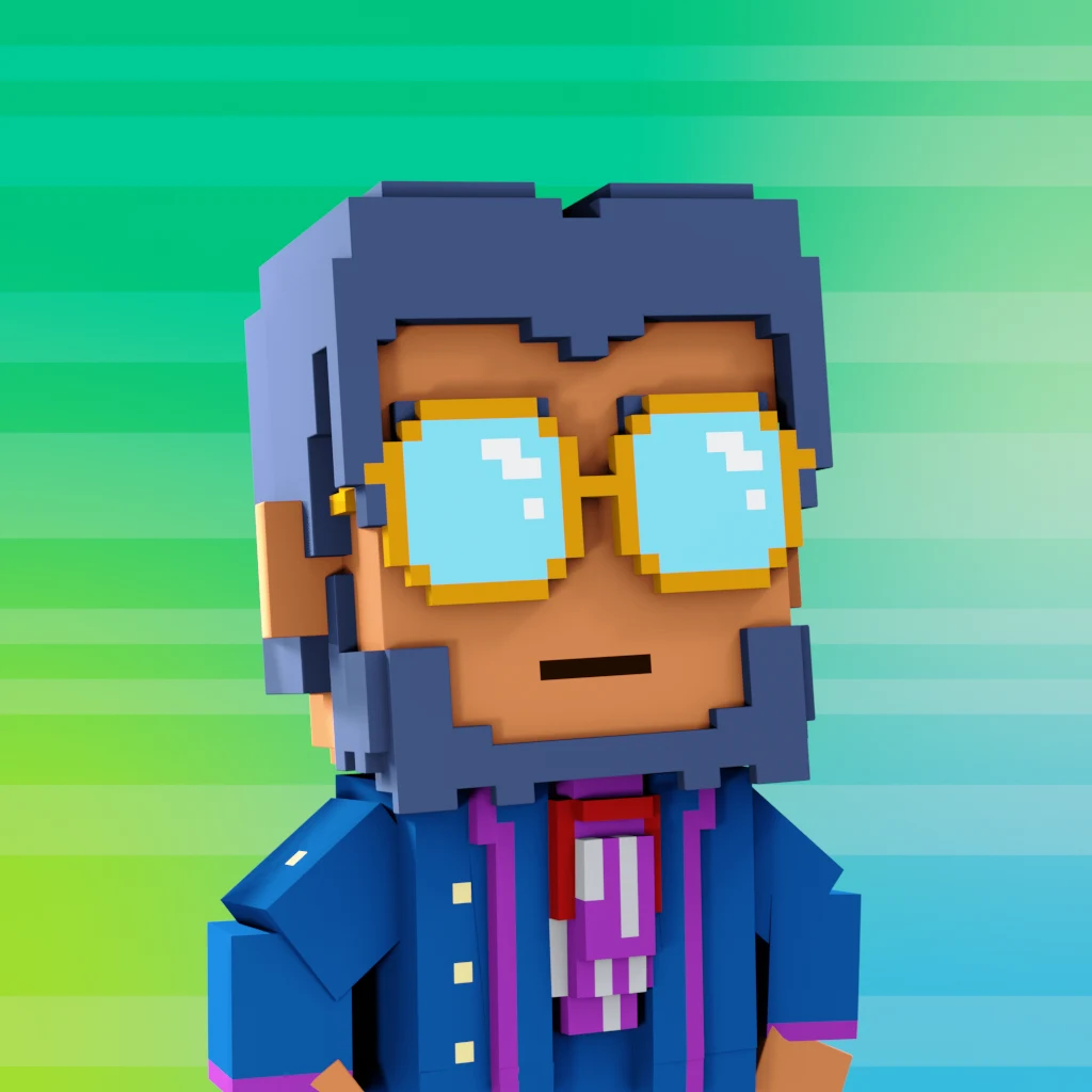 Pirate #806 voxel render