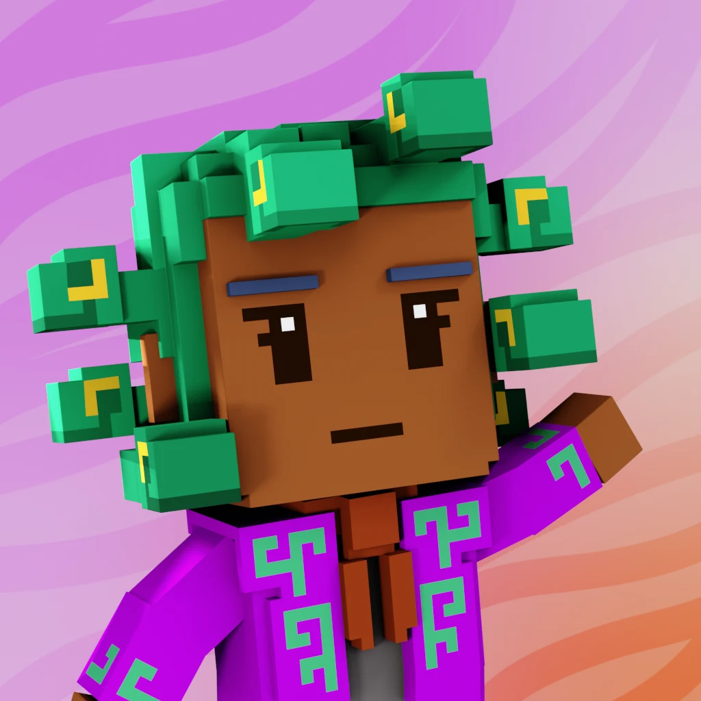 Pirate #8060 voxel render