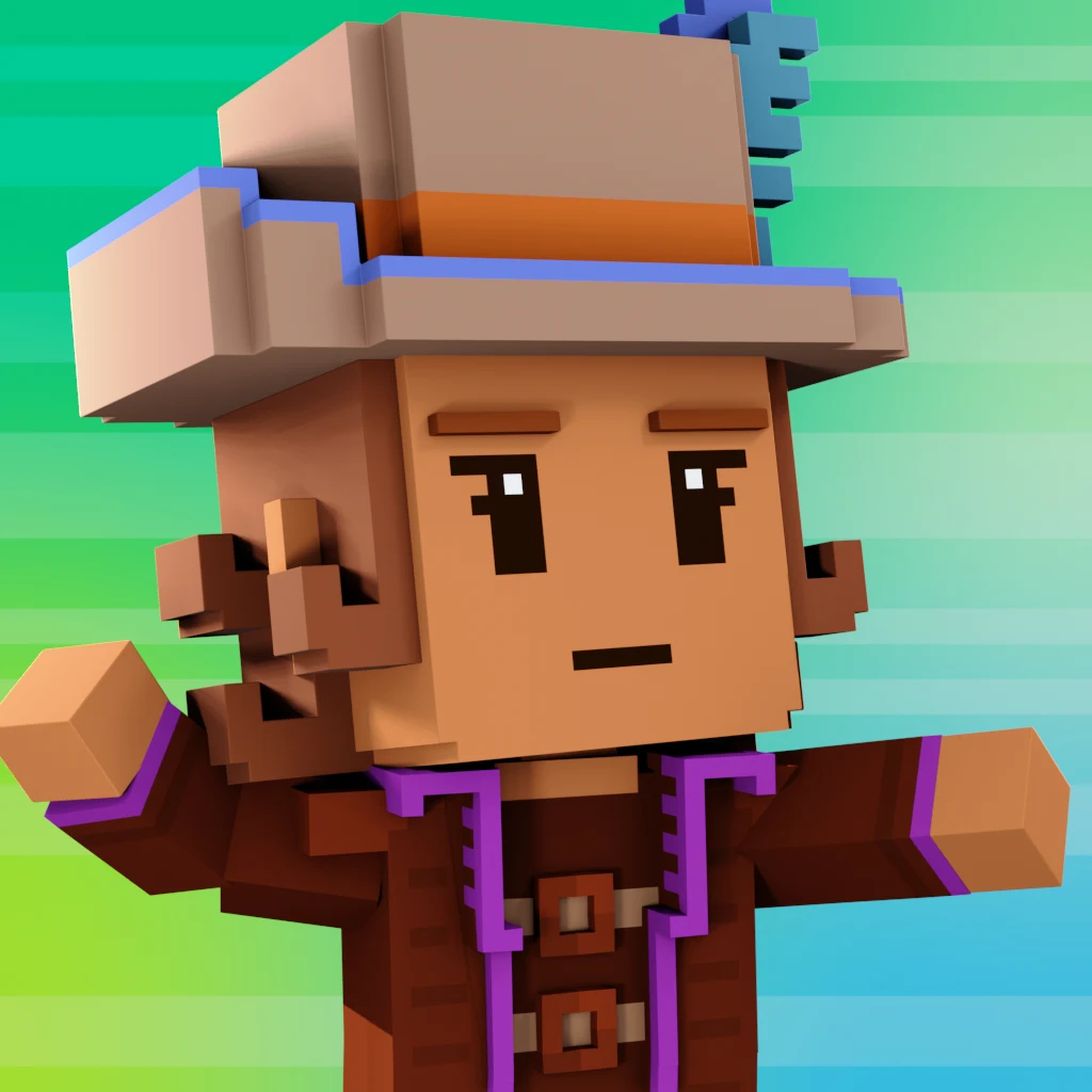 Pirate #8061 voxel render