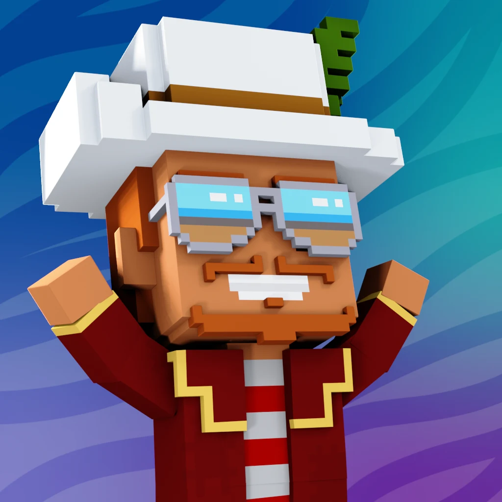 Pirate #8062 voxel render