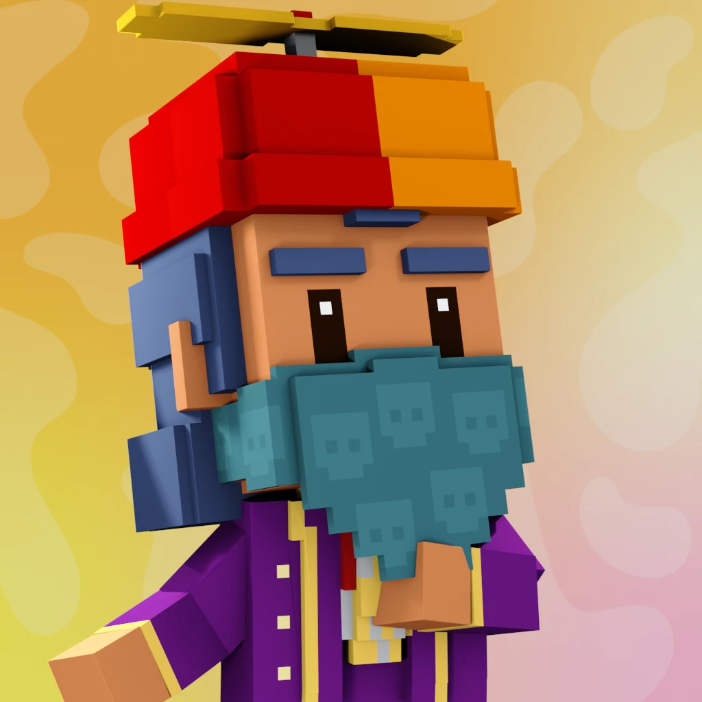 Pirate #8063 voxel render