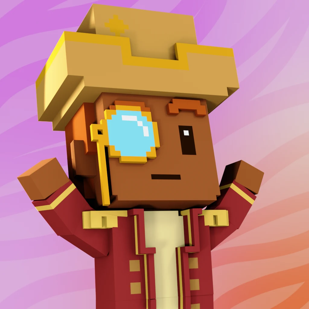 Pirate #8068 voxel render