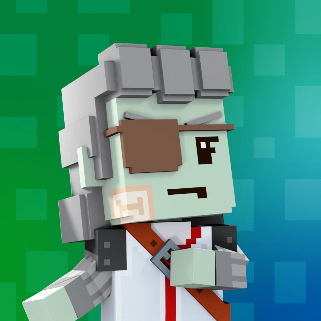 Pirate #8069 voxel render